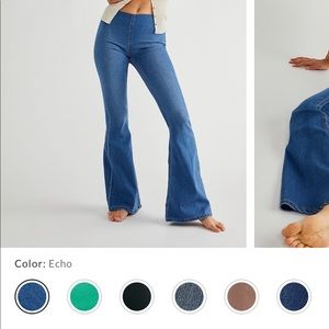 Stretchy Denim Bells